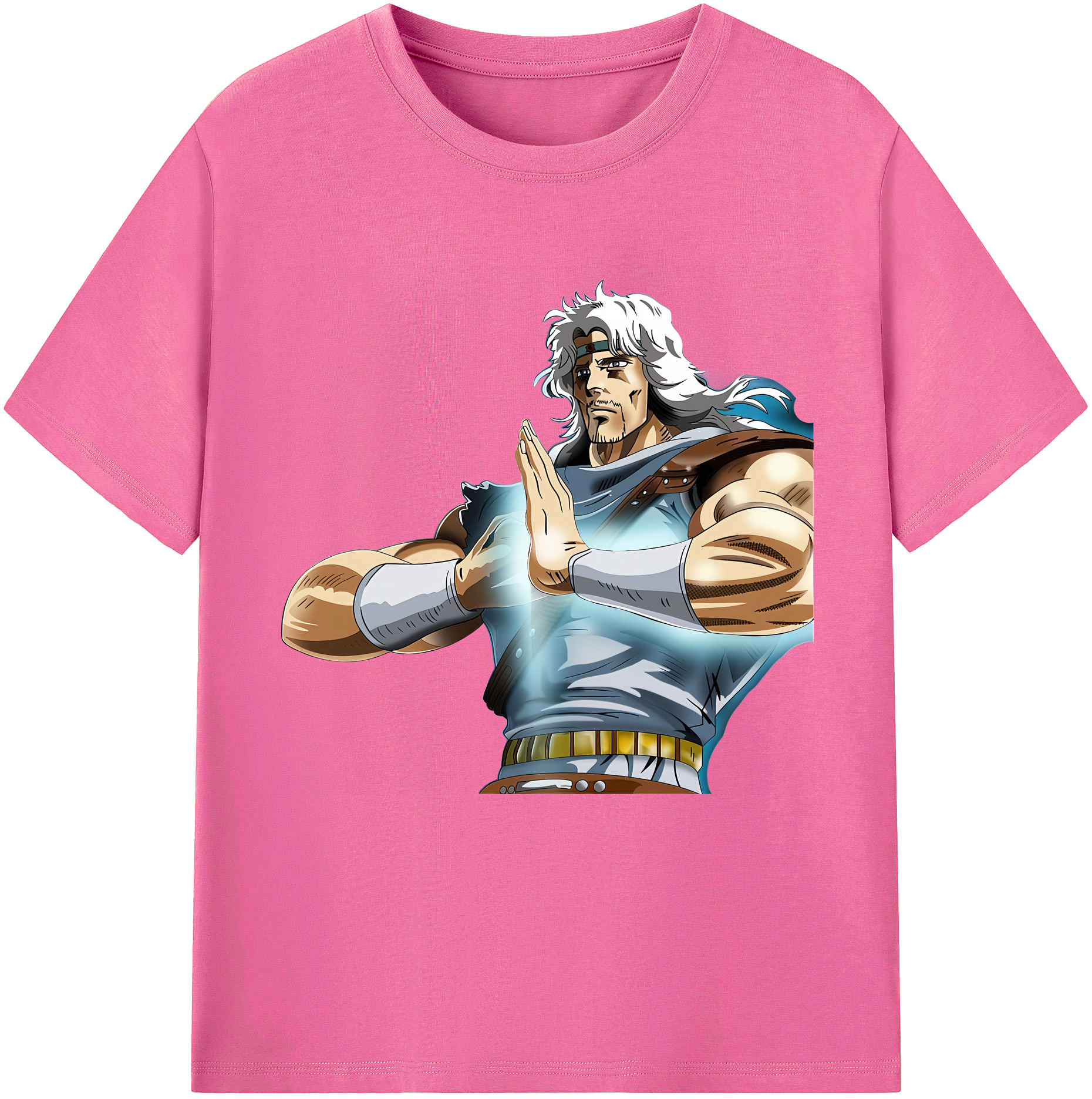 （画像用） 北斗の拳 Fist of the North Star レディースカジュアルプリントTシャツ（綿100％）